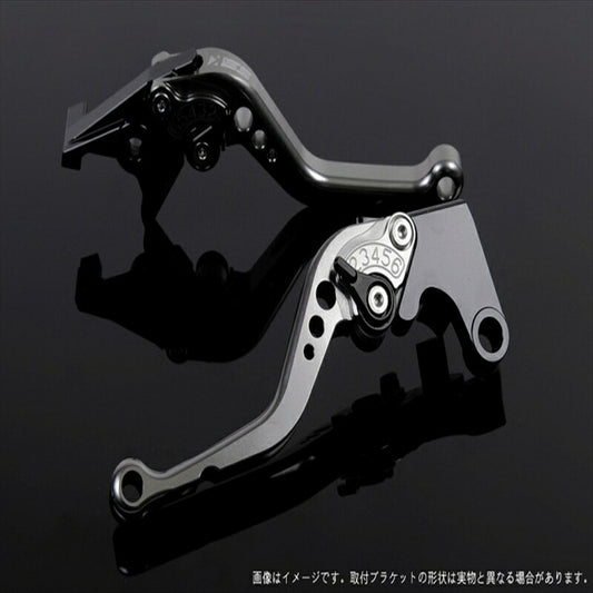 エスエスケイ スピードラ｜アジャストレバー スタンダード ショート チタン/ブラック SV650/S 99-10 V-ストローム650/DL650 04-10｜SU0404016-BK