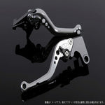 エスエスケイ スピードラ｜アジャストレバー スタンダード ショート シルバー/ブラック SV650/S 99-10 V-ストローム650/DL650 04-10｜SU0404012-BK