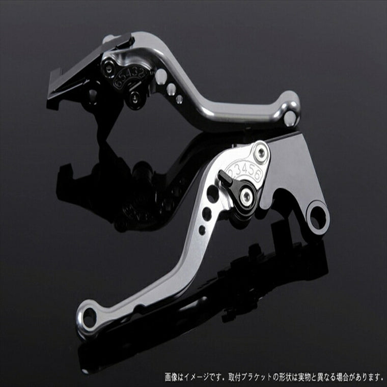 エスエスケイ スピードラ｜アジャストレバー スタンダード ショート シルバー/ブラック SV650/S 99-10 V-ストローム650/DL650 04-10｜SU0404012-BK