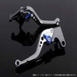 エスエスケイ スピードラ｜アジャストレバー スタンダード ショート シルバー/ブルー SV650/S 99-10 V-ストローム650/DL650 04-10｜SU0404012-BE