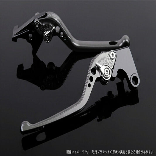 エスエスケイ スピードラ｜アジャストレバー 3D ロング チタン/シルバー CB400SF REVO/SB NC42 ABS車 14-｜HO0404621-SR