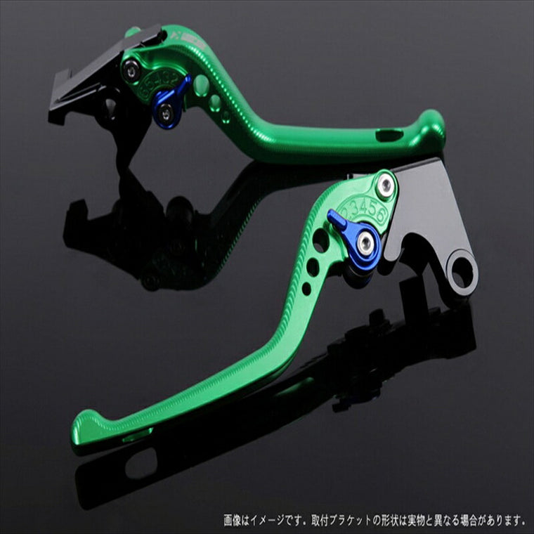 エスエスケイ スピードラ｜アジャストレバー 3D ロング グリーン/ブルー CB400SF REVO/SB NC42 ABS車 14-｜HO0404622-BE