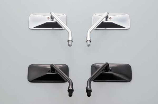 DAYTONA デイトナ ショートステムミラー ヒダリ BLK スクエア カタログ品番：P022-7362 メーカー品番：47559