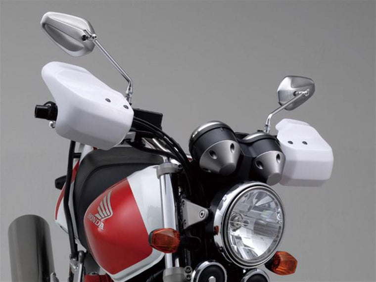 DAYTONA デイトナ ナックルバイザーL R ABS製ホワイト カタログ品番：P044-0951 メーカー品番：71075