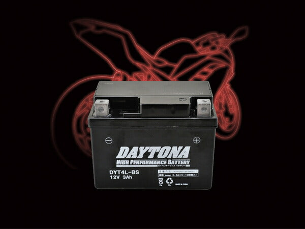 DAYTONA デイトナ ハイパフォーマンスバッテリー DYT4L-BS カタログ品番：P064-2767 メーカー品番：92873