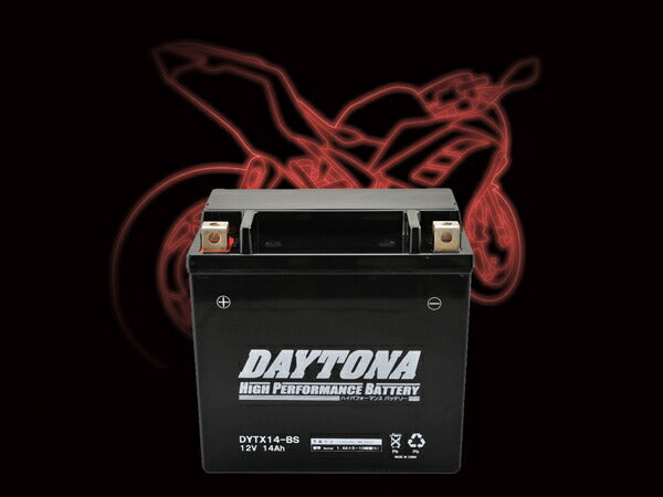 DAYTONA デイトナ ハイパフォーマンスバッテリー DYTX14-BS カタログ品番：P064-2755 メーカー品番：92888