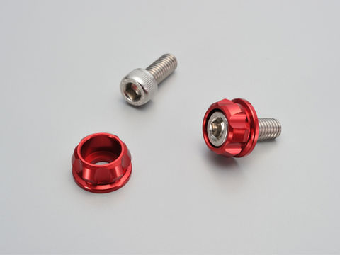 DAYTONA デイトナ ナンバーホルダーセット M6 レッド カタログ品番：P065-1101 メーカー品番：91945