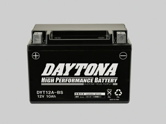 DAYTONA デイトナ ハイパフォーマンスバッテリー DYT12A-BS カタログ品番：P075-7556 メーカー品番：95388