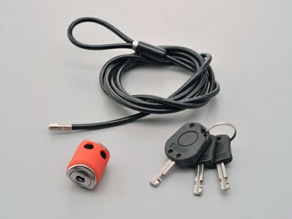 DAYTONA デイトナ タキノウケーブルロック レッド カタログ品番：P084-7714 メーカー品番：97493
