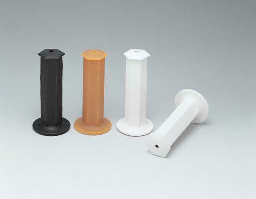 KIJIMA キジマ グリップラバー ロッカク 2ケ 130mm ブラック カタログ品番：P023-0911 メーカー品番：201-193