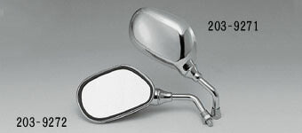 KIJIMA キジマ ミラー ミニ メッキ 8mm (L) カタログ品番：P023-0996 メーカー品番：203-9272