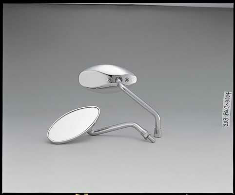 KIJIMA キジマ ミニスレンダーミラー メッキ 8mm ヒダリ カタログ品番：P023-1008 メーカー品番：203-8002