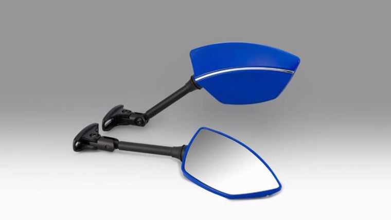 KIJIMA キジマ ミラー TECH08 カウルマウント ブルー カタログ品番：P101-0553 メーカー品番：203-8080