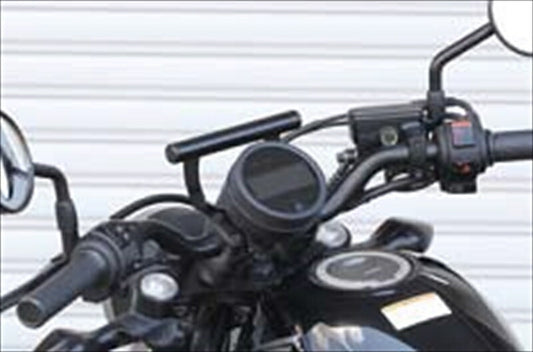 キジマ｜キジマ ハンドルマウントステー ブラック REBEL250／500 17-20｜204-0695