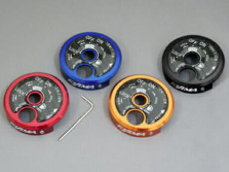 KIJIMA キジマ キーシリンダーカバー CNCカーボン BK シグナスX:SE44J カタログ品番：P052-9869 メーカー品番：208-3091