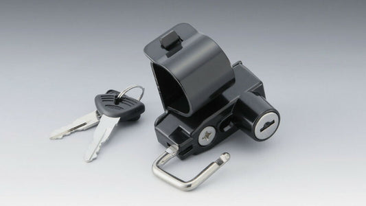 KIJIMA キジマ ヘルメットロック ブラック F650 700 800GS REBEL250 500 カタログ品番：P055-3433 メーカー品番：BM-05005