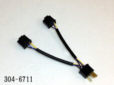 KIJIMA キジマ ヘンカン ハーネス H4オス H4メスx2 カタログ品番：P060-2274 メーカー品番：304-6711