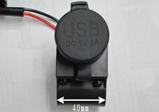 KIJIMA キジマ USBポートKIT USBx2トータルDC5V 4A ハンドルクランプ カタログ品番：P069-7850 メーカー品番：304-6221