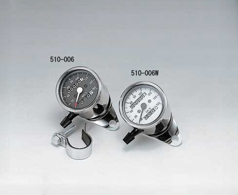 KIJIMA キジマ スピードメーター 160km h トリップツキ ブラックパネル カタログ品番：P023-2116 メーカー品番：510-006