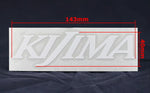 KIJIMA キジマ ステッカー KIJIMA ロゴ シロヌキ カタログ品番：P089-2061 メーカー品番：305-657