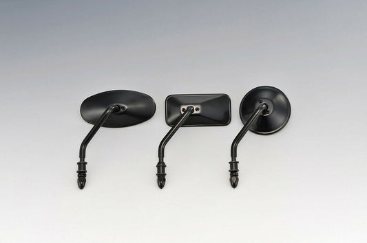 KIJIMA キジマ ステムミラー スクエアタイプ レフト ブラック カタログ品番：P055-3871 メーカー品番：HD-07169