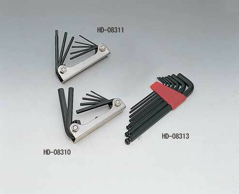 KIJIMA キジマ HEXレンチセット 7pcs インチ カタログ品番：P023-3765 メーカー品番：HD-08310