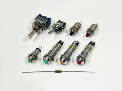 KIJIMA キジマ プッシュスイッチ ボタン レッド 0.5A125VAC カタログ品番：P036-6449 メーカー品番：HD-09006