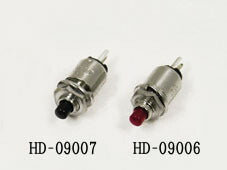 KIJIMA キジマ プッシュスイッチ ボタン ブラック 0.5A125VAC カタログ品番：P036-6450 メーカー品番：HD-09007