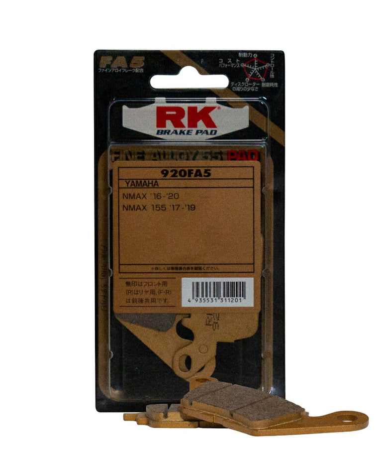 RK CHAIN RKチェーン ブレーキパッド 920FA5 カタログ品番：RK-920FA5 メーカー品番：RK-920FA5