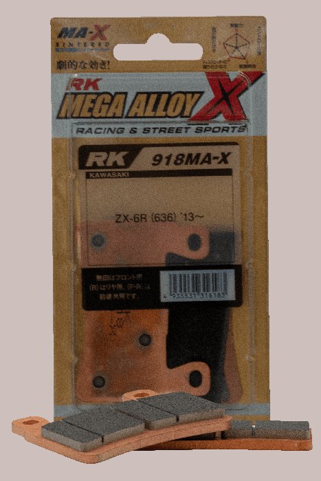 RK CHAIN RKチェーン ブレーキパッド 918-MA-X カタログ品番：RK-918-MA-X メーカー品番：RK-918-MA-X