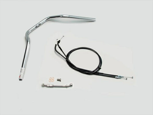 ハリケーン｜POLICE 3型 ハンドルSET クロームメッキ CB1300SB(10-13 ABS車)｜H037-067C