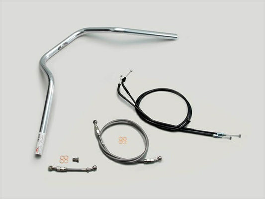 ハリケーン｜POLICE 4型 ハンドルSET クロームメッキ CB1300SB(10-13 ABS車)｜H037-068C