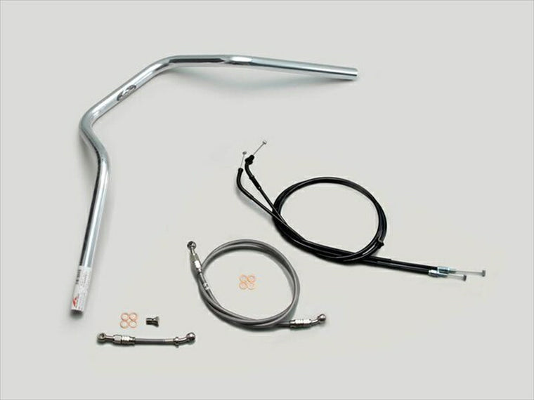 ハリケーン｜POLICE 4型 ハンドルSET クロームメッキ CB1300SB(10-13 ABS車)｜H037-068C