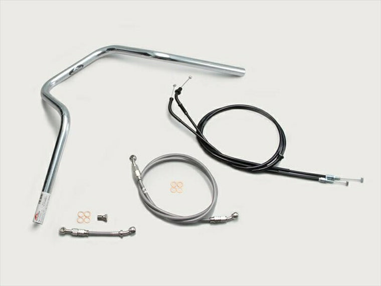 ハリケーン｜POLICE 5型 ハンドルSET クロームメッキ CB1300SB(10-13 ABS車)｜H037-069C