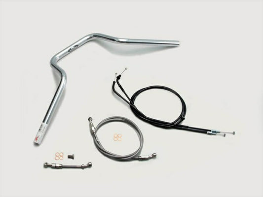 ハリケーン｜クォーター4型 ハンドルSET クロームメッキ CB1300SB(10-13 ABS車)｜H037-904C