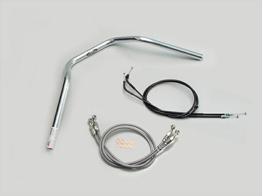 ハリケーン｜ナロー3型 ハンドルSET クロームメッキ CB1300SB(10-13 ABS無し車)｜H038-047C