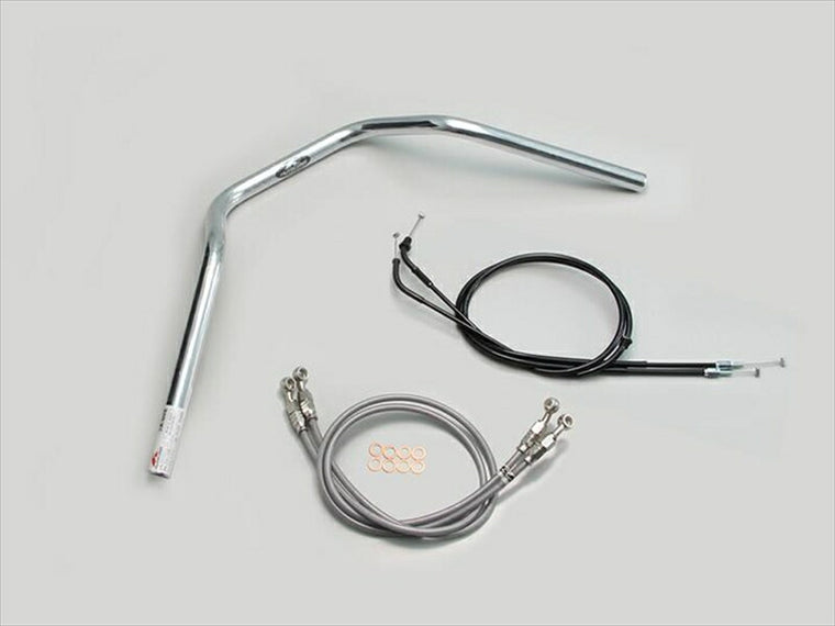 ハリケーン｜ナロー3型 ハンドルSET クロームメッキ CB1300SB(10-13 ABS無し車)｜H038-047C