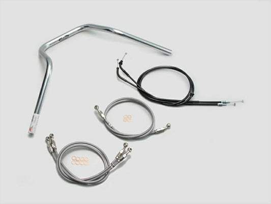 ハリケーン｜ナロー5型 ハンドルSET クロームメッキ CB1300SB(10-13 ABS無し車)｜H038-049C