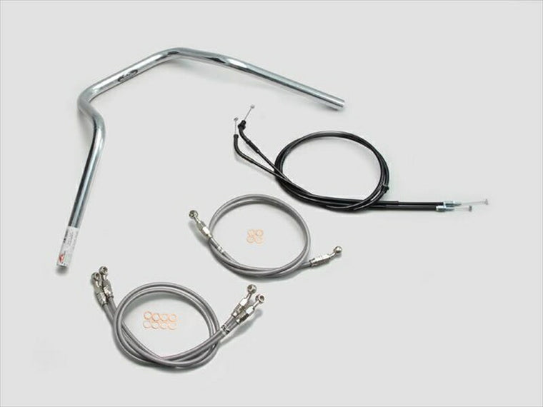 ハリケーン｜ナロー5型 ハンドルSET クロームメッキ CB1300SB(10-13 ABS無し車)｜H038-049C