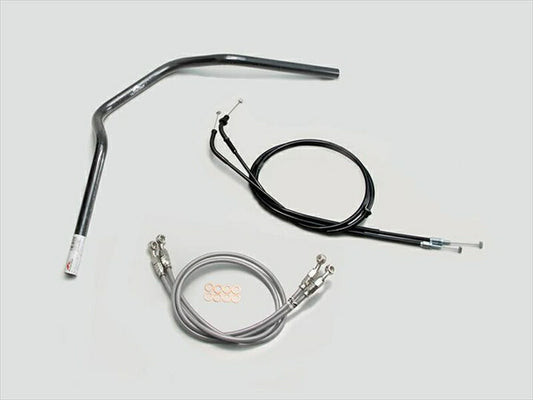 ハリケーン｜POLICE 3型 ハンドルSET ブラック CB1300SB(10-13 ABS無し車)｜H038-067B