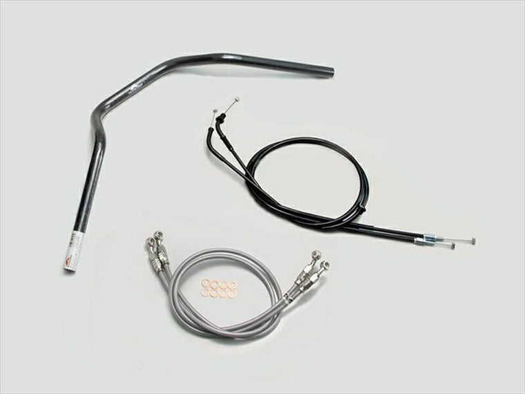 ハリケーン｜POLICE 3型 ハンドルSET ブラック CB1300SB(10-13 ABS無し車)｜H038-067B