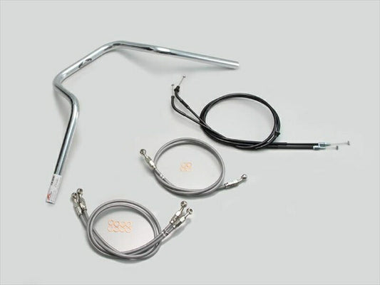 ハリケーン｜POLICE 5型 ハンドルSET クロームメッキ CB1300SB(10-13 ABS無し車)｜H038-069C