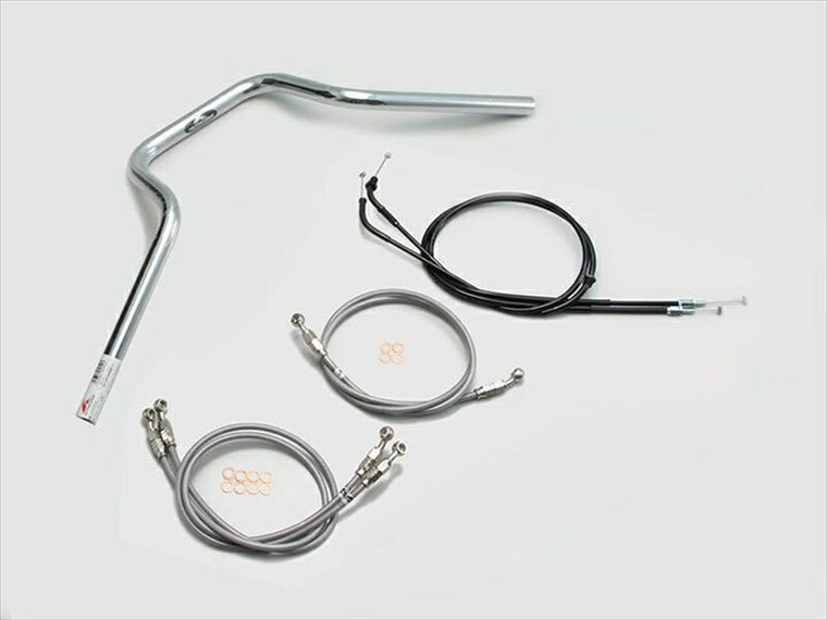 ハリケーン｜クォーター4型 ハンドルSET クロームメッキ CB1300SB(10-13 ABS無し車)｜H038-904C