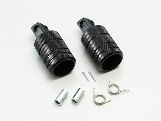 ハリケーン｜フットペグ ローレット フロント ブラック レブル1100｜HF5115B