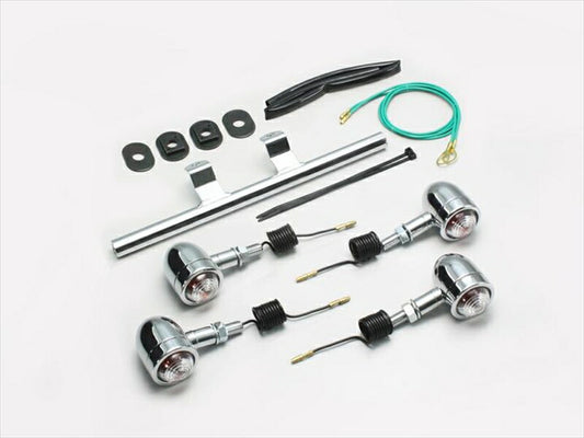 ハリケーン｜HURRICANE ミニブレットウインカーkit ｽﾃﾑﾏｳﾝﾄ｜HA5430C-01