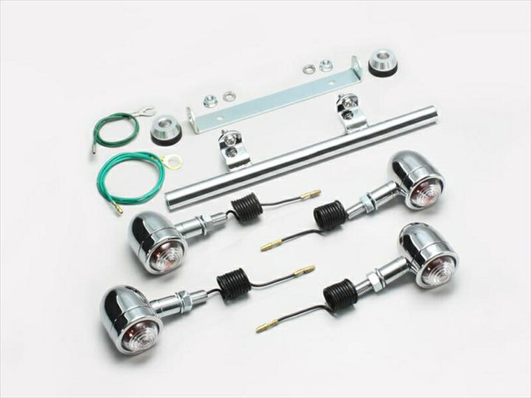 ハリケーン｜HURRICANE ミニブレットウインカーkit ｽﾃﾑﾏｳﾝﾄ｜HA5423C-01