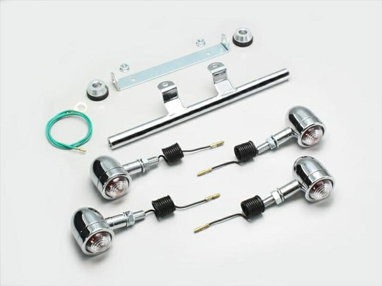 ハリケーン｜HURRICANE ミニブレットウインカーkit ｽﾃﾑﾏｳﾝﾄ｜HA5429C-01