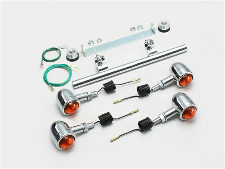 ハリケーン｜HURRICANE ミニブレットウインカーkit ｽﾃﾑﾏｳﾝﾄ｜HA5423-01