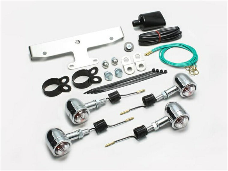 ハリケーン｜HURRICANE ミニブレットウインカーｋｉｔ ﾌﾚｰﾑﾏｳﾝﾄ｜HA5437C-01