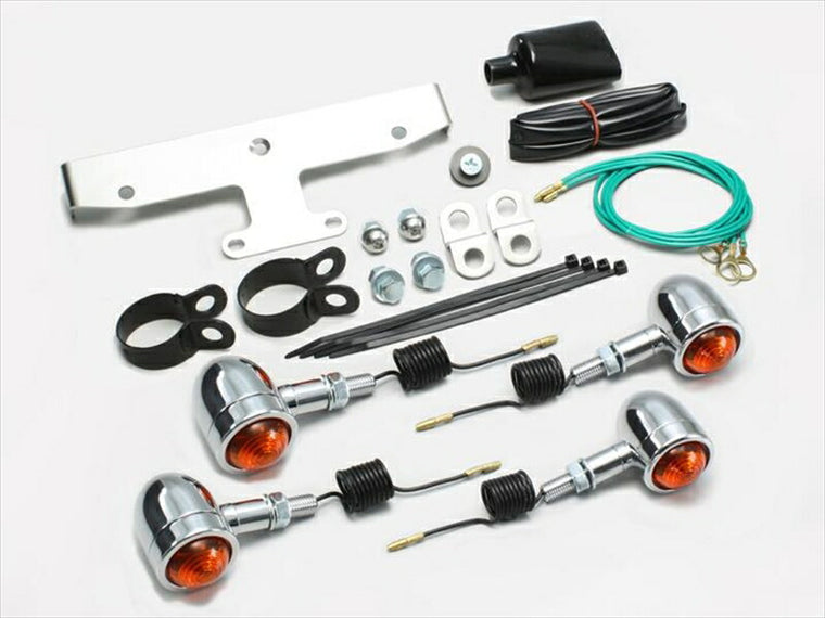 ハリケーン｜HURRICANE ミニブレットウインカーｋｉｔ ﾌﾚｰﾑﾏｳﾝﾄ｜HA5437-01